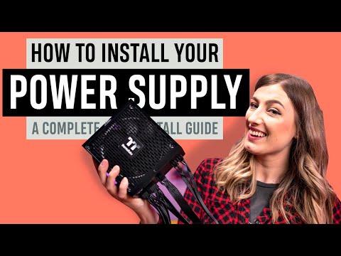 HOW TO install a Power Supply / Step-By-Step