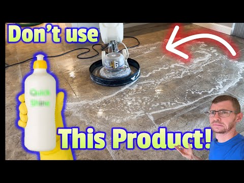 This "CLEANING" Product WRECKED this tile floor! How-to remove quick-shine/rejuvenate from tile! 