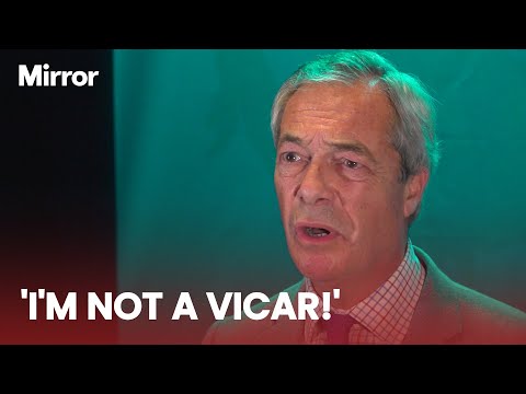 Nigel Farage RATTLED by interviewer ahead of Reform party rally in Wales