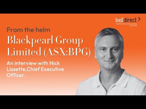 From the helm: Blackpearl Group Limited (ASX:BPG), Nick Lissette, CEO