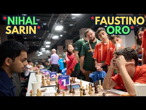 11-year-old Faustino Oro vs Speed Monster Nihal Sarin | FIDE World Rapid Team 2025