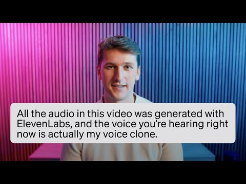 Creating realistic AI voices with ElevenLabs