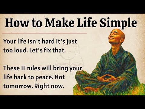 How to Make Your Life Simple || Simplify Everything || Graded Reader || Improve Your English Fluency