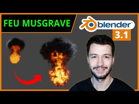 FEU REALISTE ET RAPIDE OPTIMISÉ AVEC MUSGRAVE | Blender 3.1 [TUTO FR]