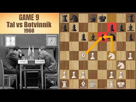 Deadly Sacrifice, BUT Wrong Game | Tal vs Botvinnik 1960. | Game 9