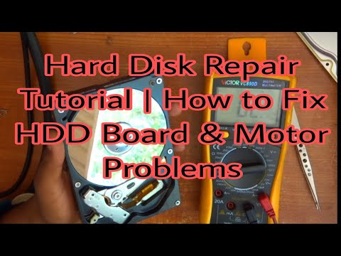 Hard Disk Repair Tutorial | How to Fix HDD Board & Motor Problems