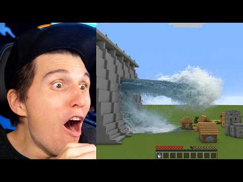 Paluten REAGIERT auf Was passiert wenn ein Minecraft DAMM bricht?