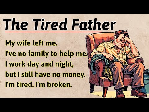 Learn English with Stories ⭐ The Tired Father | Level 3 English Listening & Speaking Practice