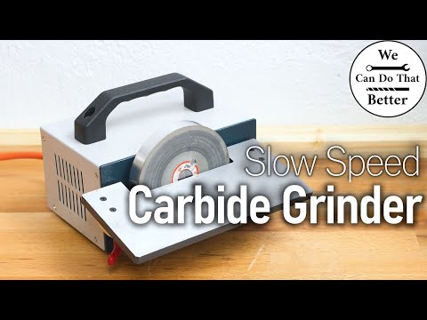 Most Compact Slow Speed Carbide Grinder Build