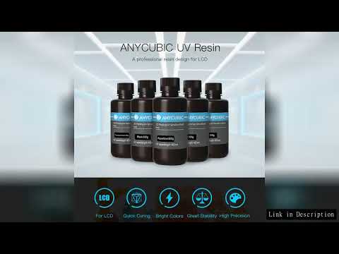 ANYCUBIC Standard Water wash resin/Tough Plant UV Resin For LCD 3D Printer 405nm Liquid Photopolymer