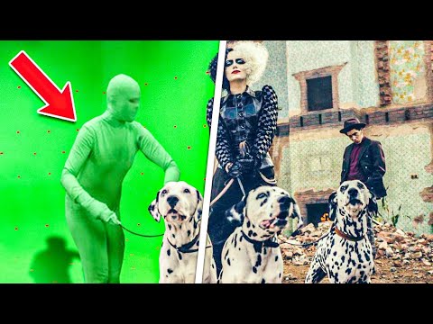 CGI Dogs and Fashion Galore in "Cruella" #beforeandafter