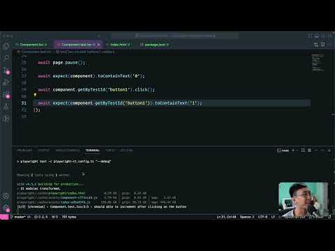 I spent the entire afternoon trying to reimplement Playwright Component Tests