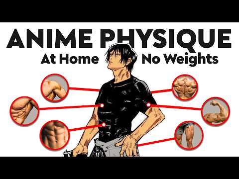 The Ultimate Guide to Building An Anime Physique (At Home No Weights)