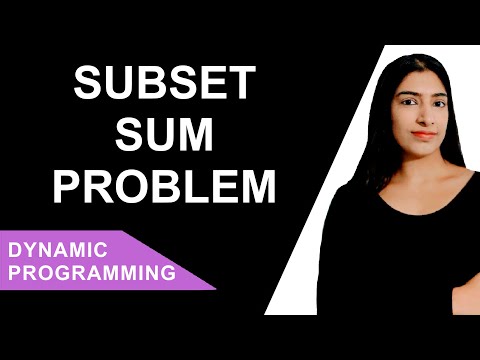 Coding Interview Question | Dynamic Programming | Subset Sum Problem with space optimization