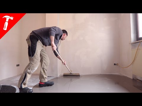 Nur wenige machen es richtig 😶 - Boden mit Ausgleichsmasse nivellieren