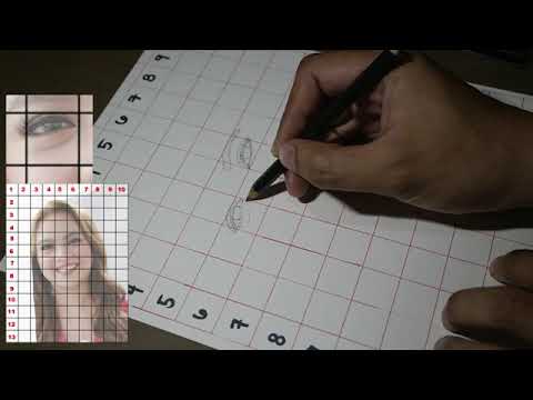 Grid Drawing technique| Easy step by step Tagalog tutorial