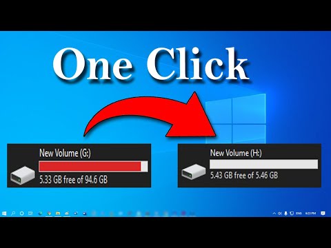 How to Copy/Transfer One Drive to Another Drive With One Click | Batch Script