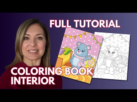 Create a Coloring Book With Me to Sell on Amazon KDP - Full tutorial on how to make the interior