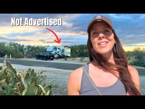 Our SECRET Winter RV Spot in Tucson Arizona!