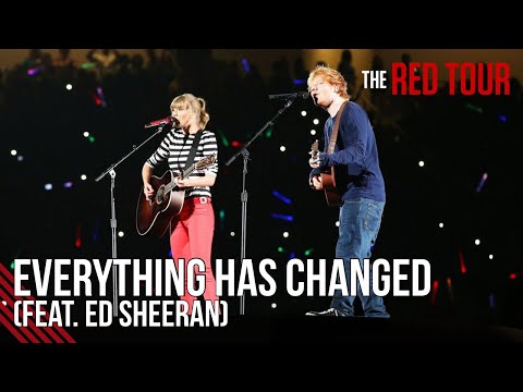 Taylor Swift - Everything Has Changed (feat. Ed Sheeran) (Live on The Red Tour)