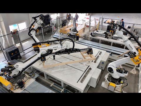 House Completed in Just 3 Days?! The Unbelievable Process of Robots Building a Wooden House