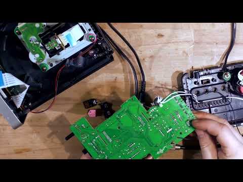 Mini Hi-Fi system repair, No Sound on one side