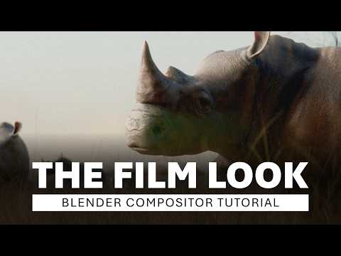 Film emulation in the viewport compositor | Blender tutorial
