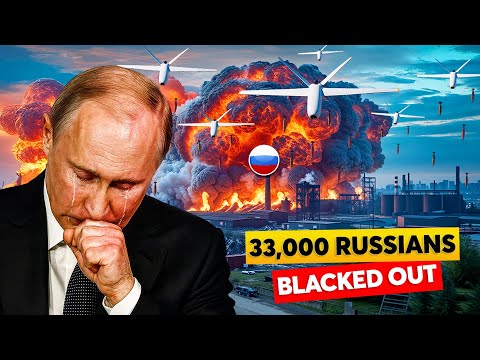 50 Ukrainian Drones Just Blew Up Russian Power Plant - Kremlin Command System BLACKED OUT