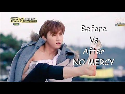 MONSTA X w/ I.M before vs after NO MERCY
