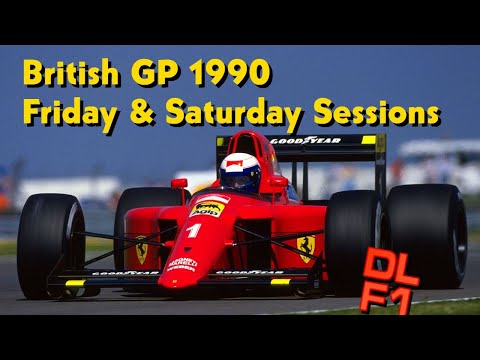 F1 British GP 1990 🇬🇧 Friday & Saturday Sessions ⏱️