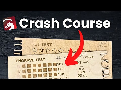 Master Lightburn Material Tests (For Power / Speed Settings)