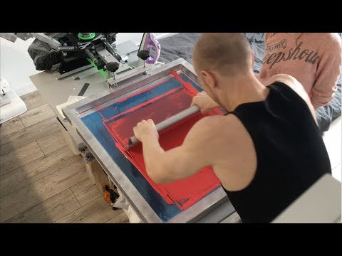 Godzilla Screen printing