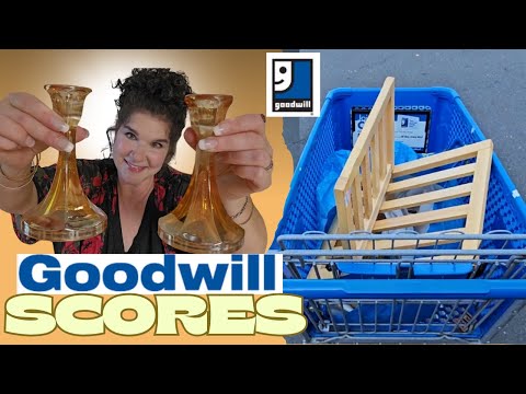Goodwill SCORES! Vintage glass, porcelain, pottery and more + Boutique updates.