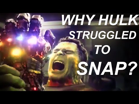 Why Tony Snapped So Easily But Hulk Struggled ?