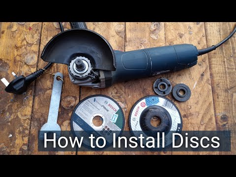 Learn how to Properly install cutting and Grinding discs | Angle grinder tutorial