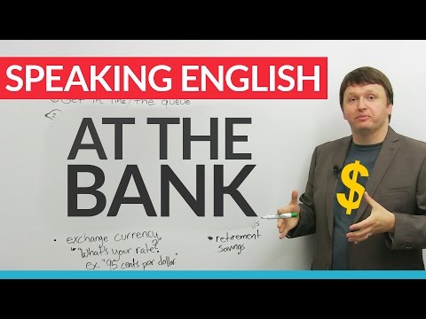 Real English Vocabulary: At the BANK