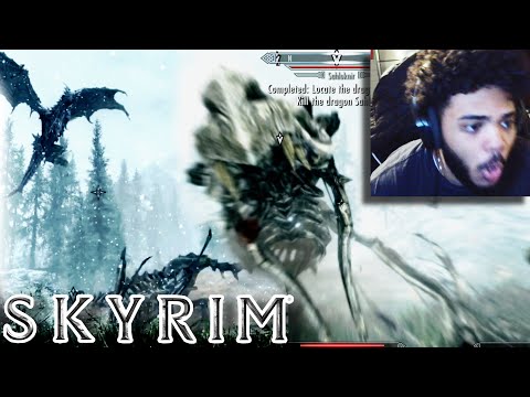 Fighting 3 Dragons At Once in Skyrim