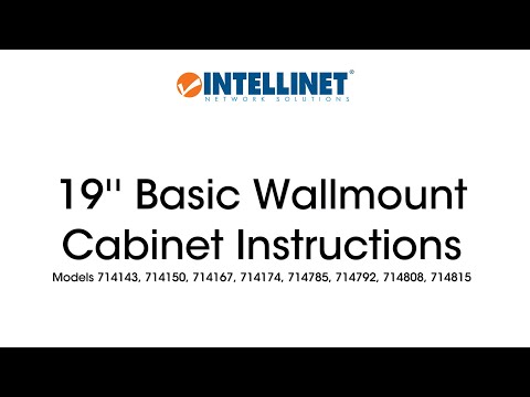 Assembly Guide for Wallmount Cabinets 714143, 714150, 714167, 714174, 714785, 714792, 714808, 714815