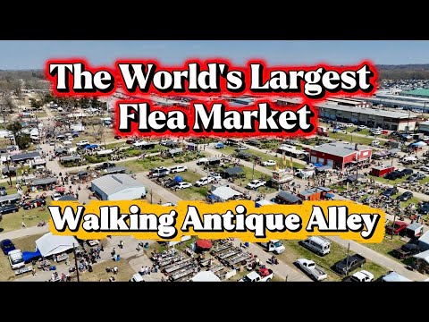 Walking Antique Alley at the World's Largest Flea Market
