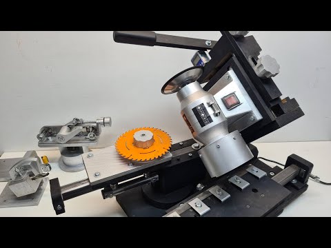 Заточной станок для дисковых, ленточных, цепных пил, фрез и ножей рубан. Universal Grinding machine.