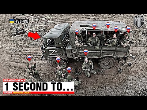 Ukrainian Drones Spotted a Truck Full of Russian Soldiers - Then THIS Happened...