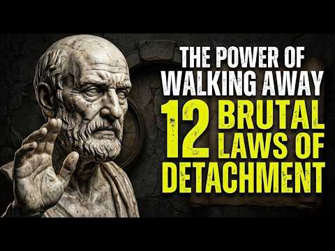 THE POWER OF WALKING AWAY: 12 Brutal Laws of Detachment | Stoic Philosophy