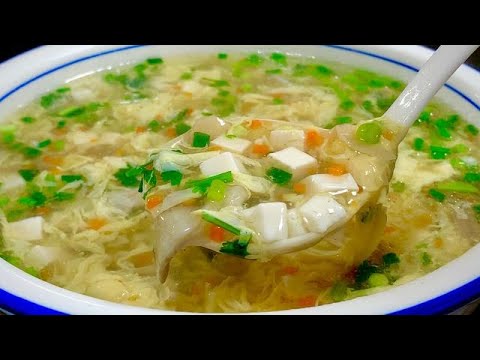 In autumn, you should drink more tofu and three fresh soups. Let me teach you a trick. The soup is f