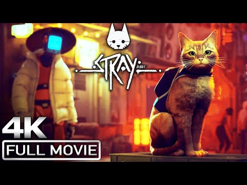 STRAY All Cutscenes (Full Game Movie) PS5 4K 60FPS Ultra HD