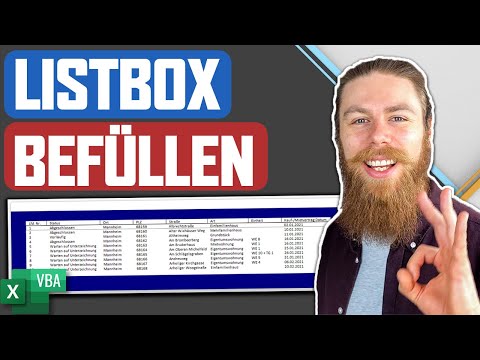 ListBox mit Daten aus Tabelle füllen (+ kostenloser Download) | Excel VBA
