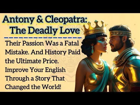 The Forbidden Romance of Antony and Cleopatra That Destroyed an Empire | Learn English Through Story