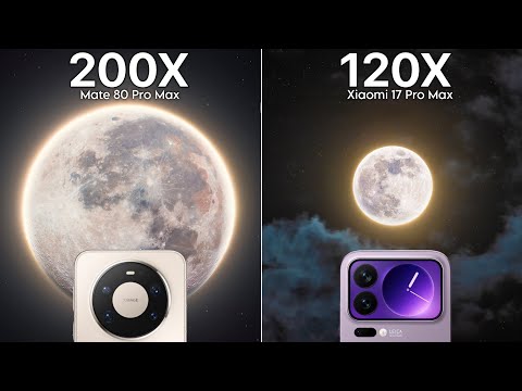 Huawei Mate 80 Pro Max VS Xiaomi 17 Pro Max Live Zoom Test Comparison