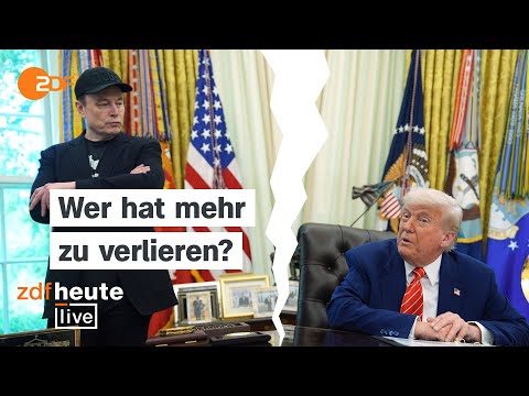 Musk vs. Trump: The consequences of the mudslinging | ZDFheute live