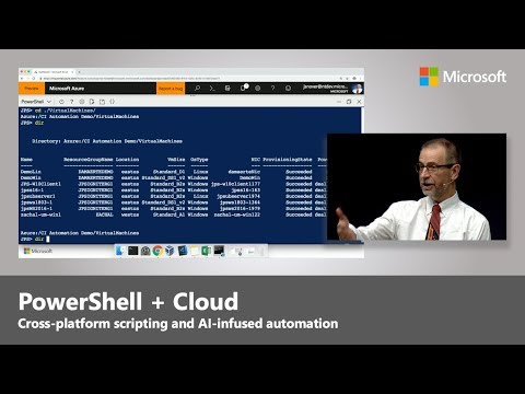 PowerShell cross-platform scripting and AI-infused automation | Ignite 18