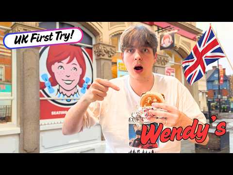 AMERICAN tries BRITISH WENDY'S!!!